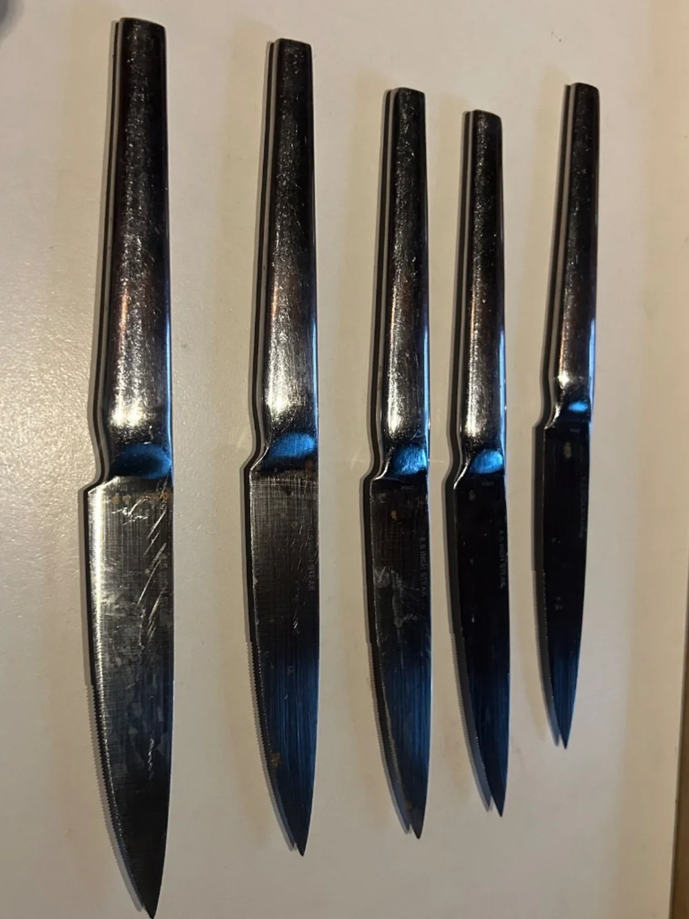 5 pc Giada De Laurentis Stainless Steel Steak Knives